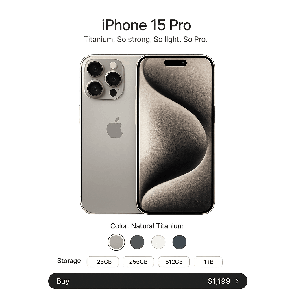 Mobiles category illustration